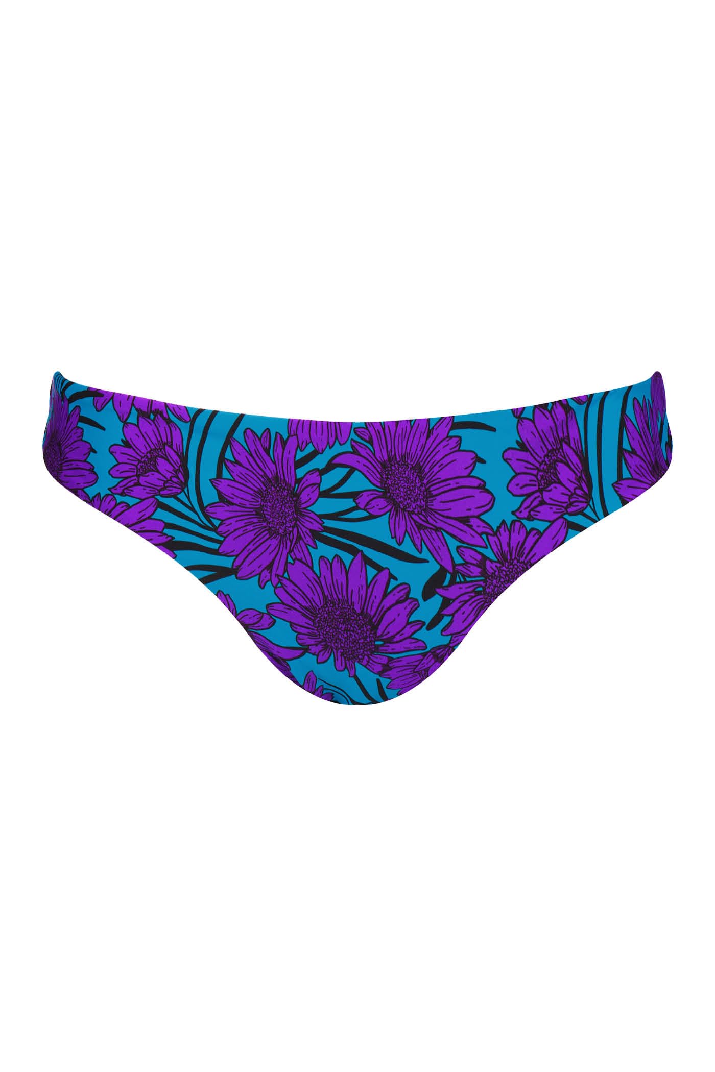 Goldenpoint Blooming Sea slip bikini fianco basso floreale