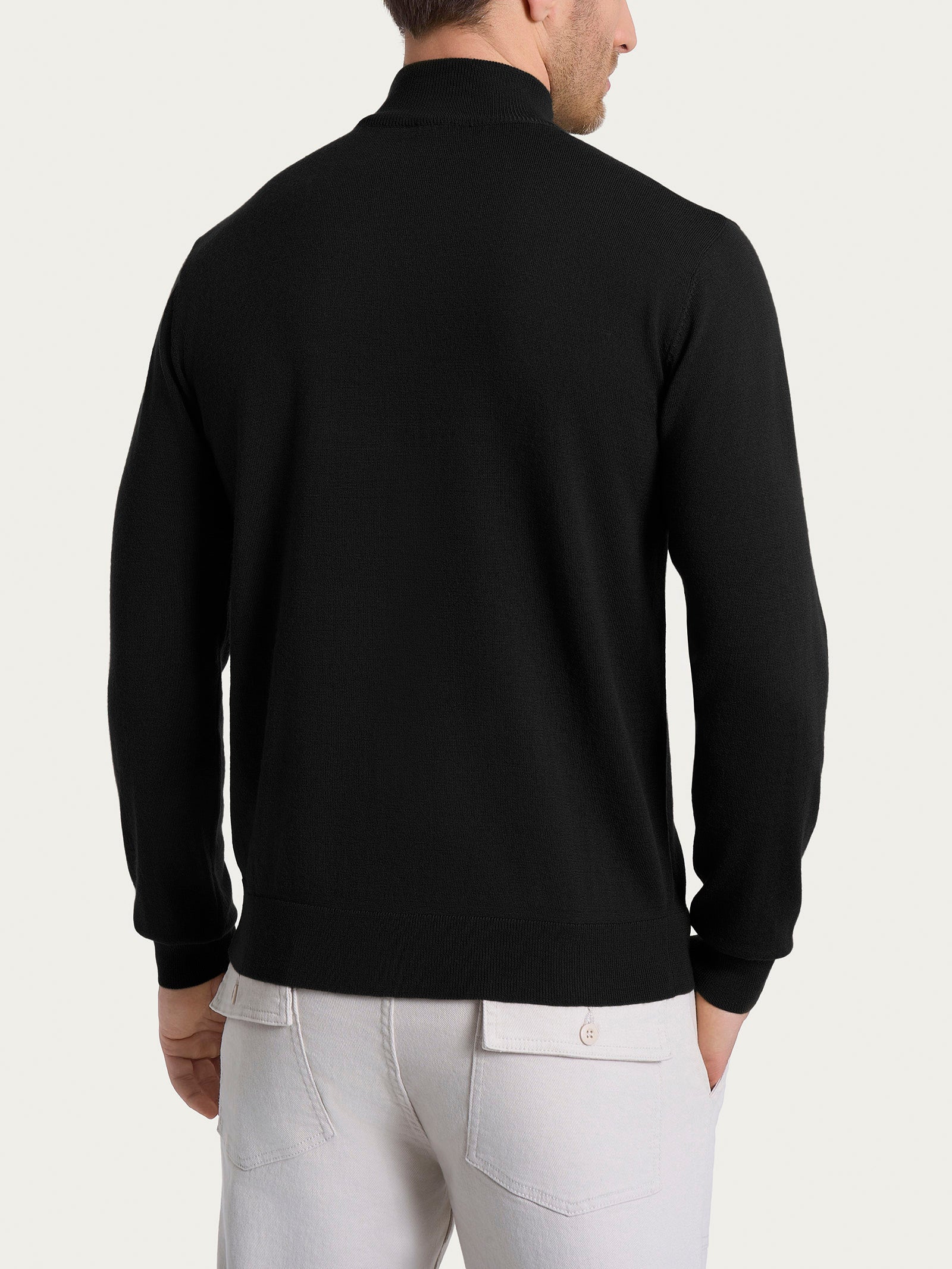 Ragno Merino Soft Lupetto maglione lana nero