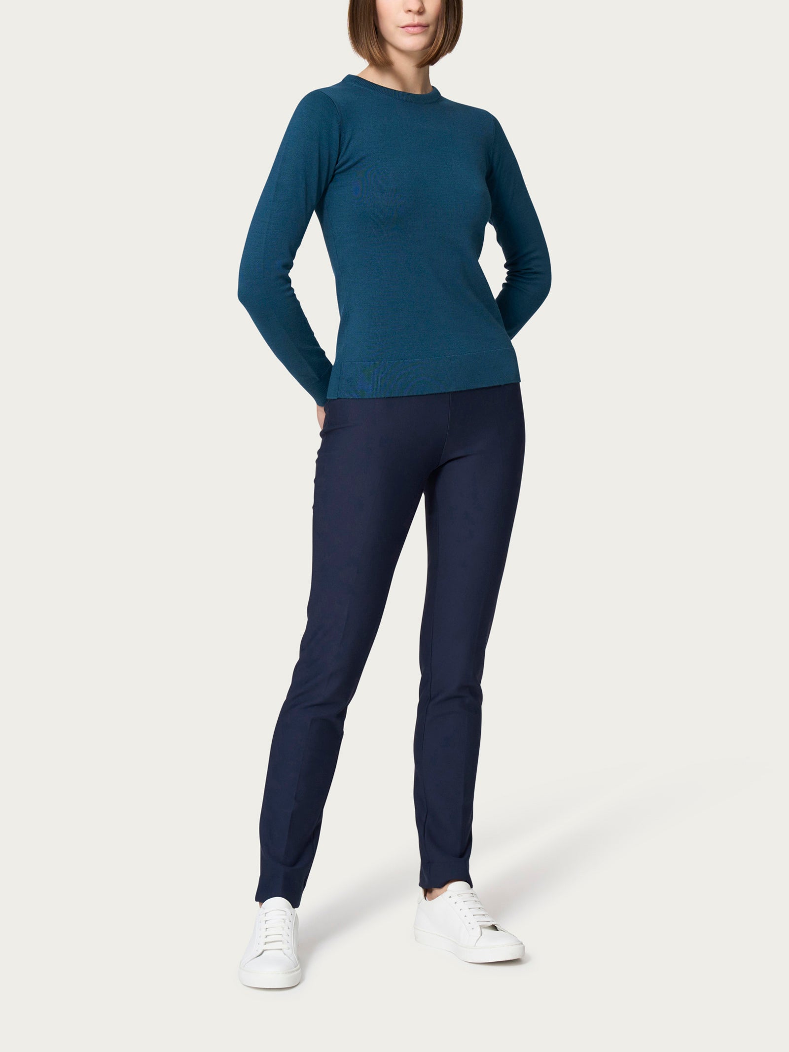 Ragno Four Seasons Maglia Girocollo manica lunga Rust