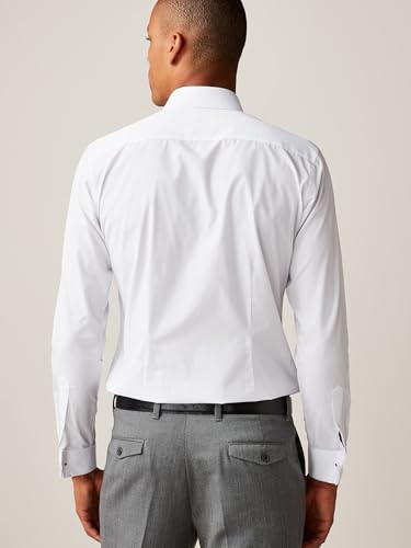 Geo Next camicia easy-care uomo slim taglia 41 nera