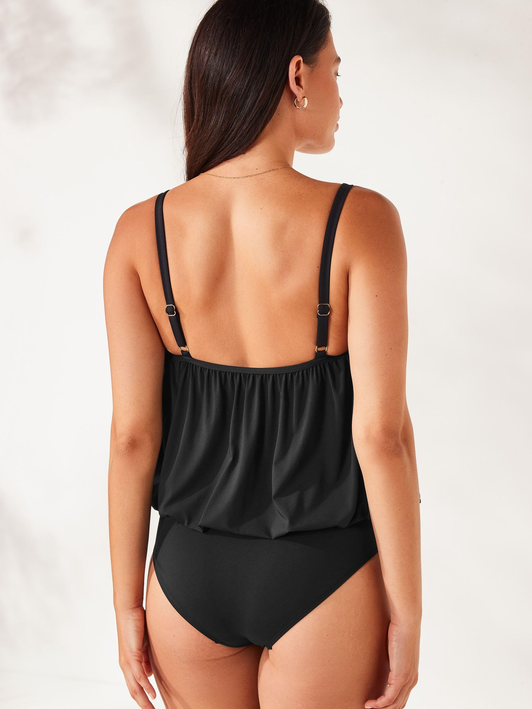Next costume intero modellante donna con stampa taglia 40