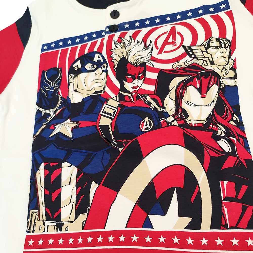 Marvel Avengers pigiamino bimbo corto cotone
