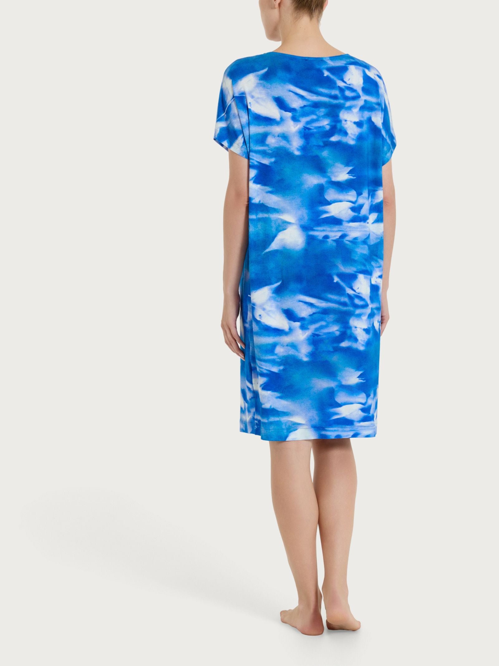 Ragno Viscosa Summer abito floreale strong blue