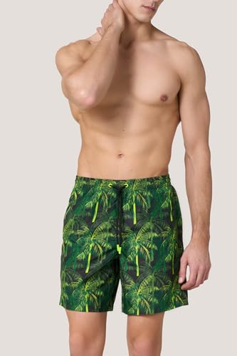 Goldenpoint Fantasia Palms Costume Mare Uomo Media Lunghezza
