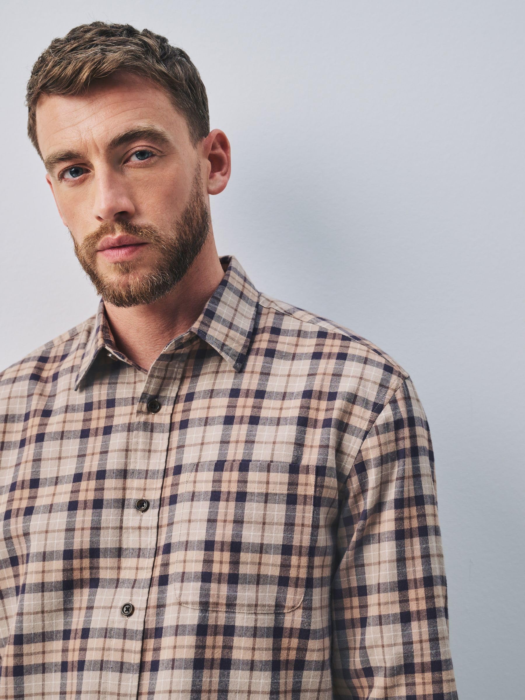 Next camicia quadri uomo XL maniche lunghe taglia vera