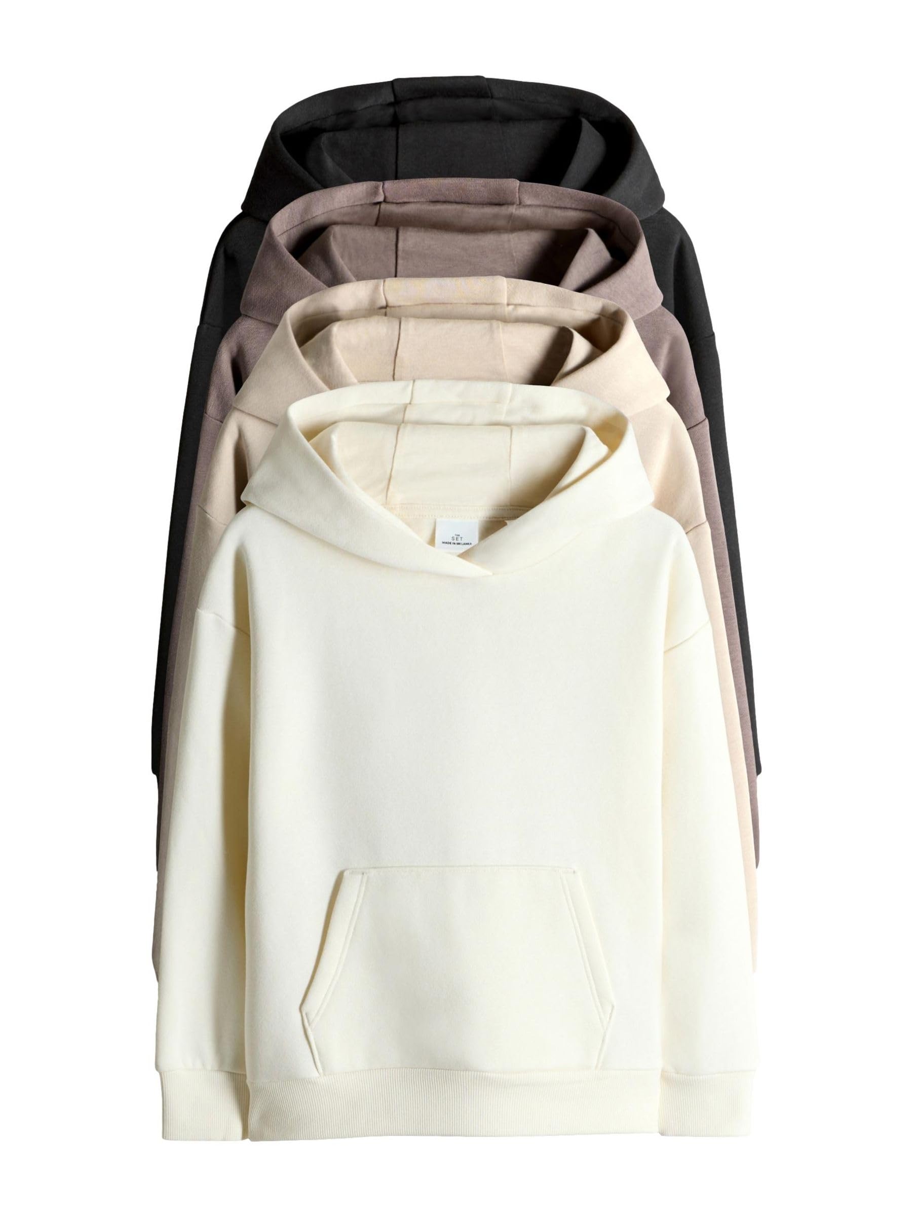 Next The Set Felpa bambina 4 pezzi cappuccio vestibilita comoda