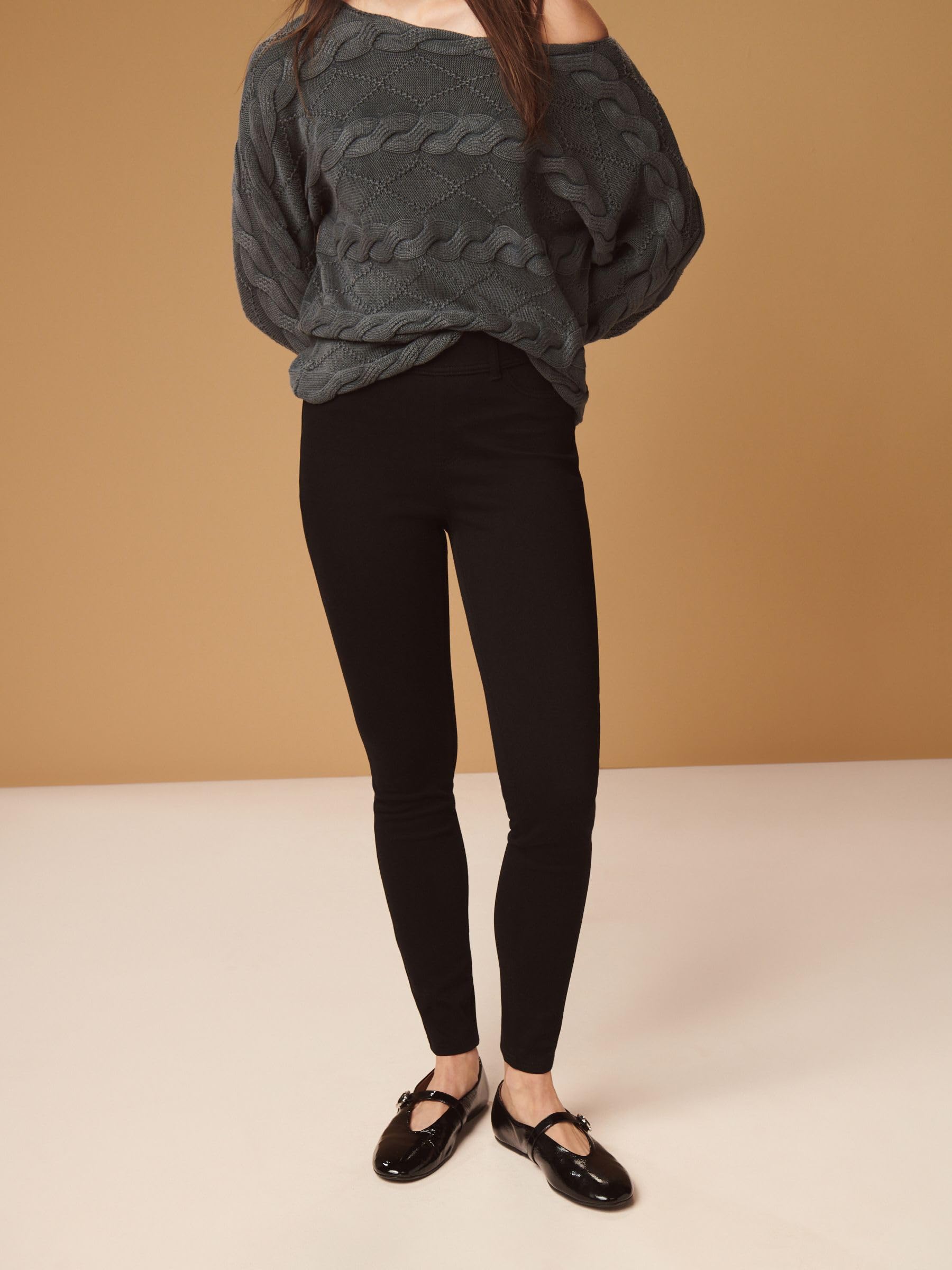 Next leggings denim jersey donna elasticizzati