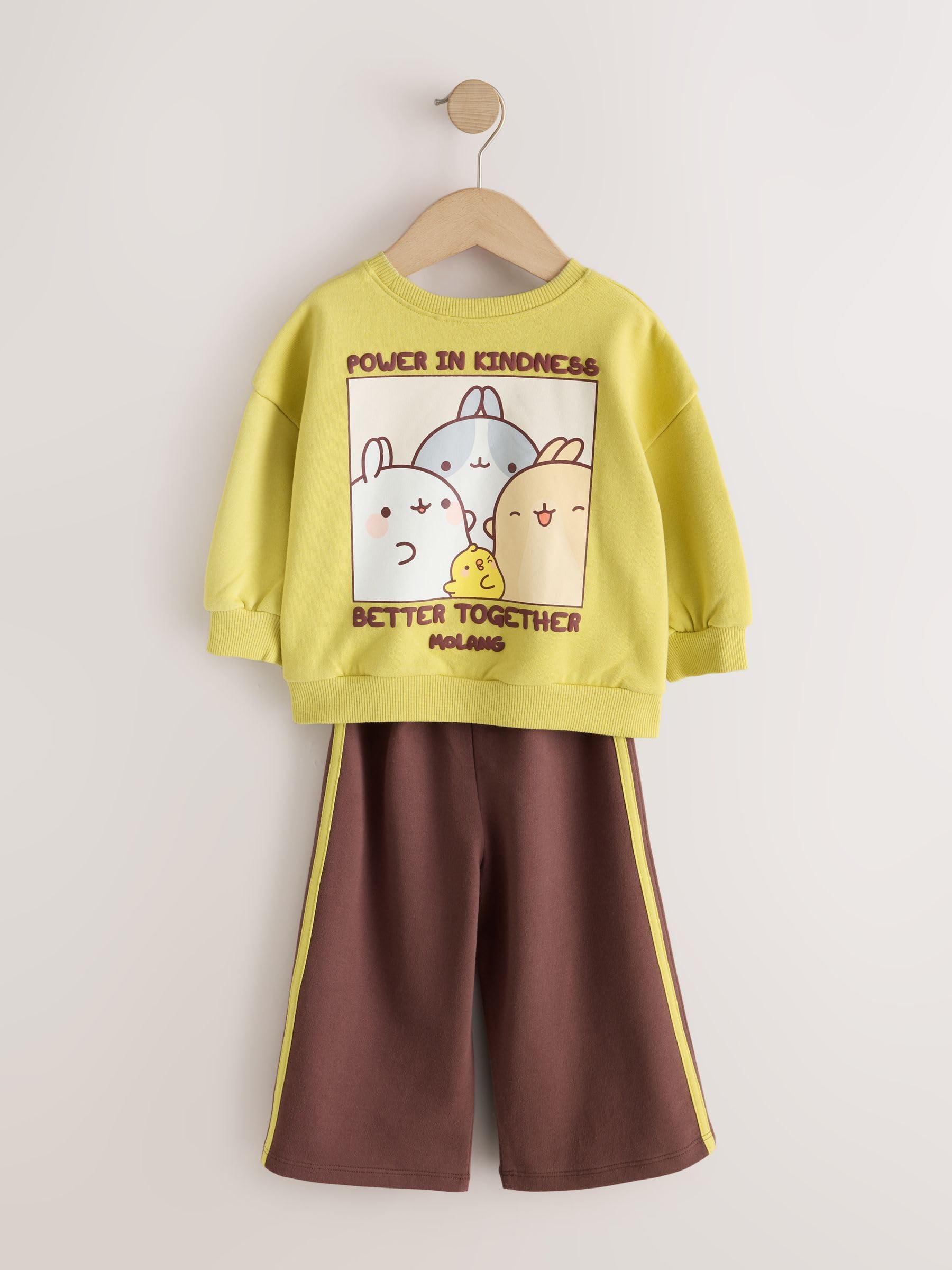 Next Molang tuta bambina felpa e leggings 12-18 mesi