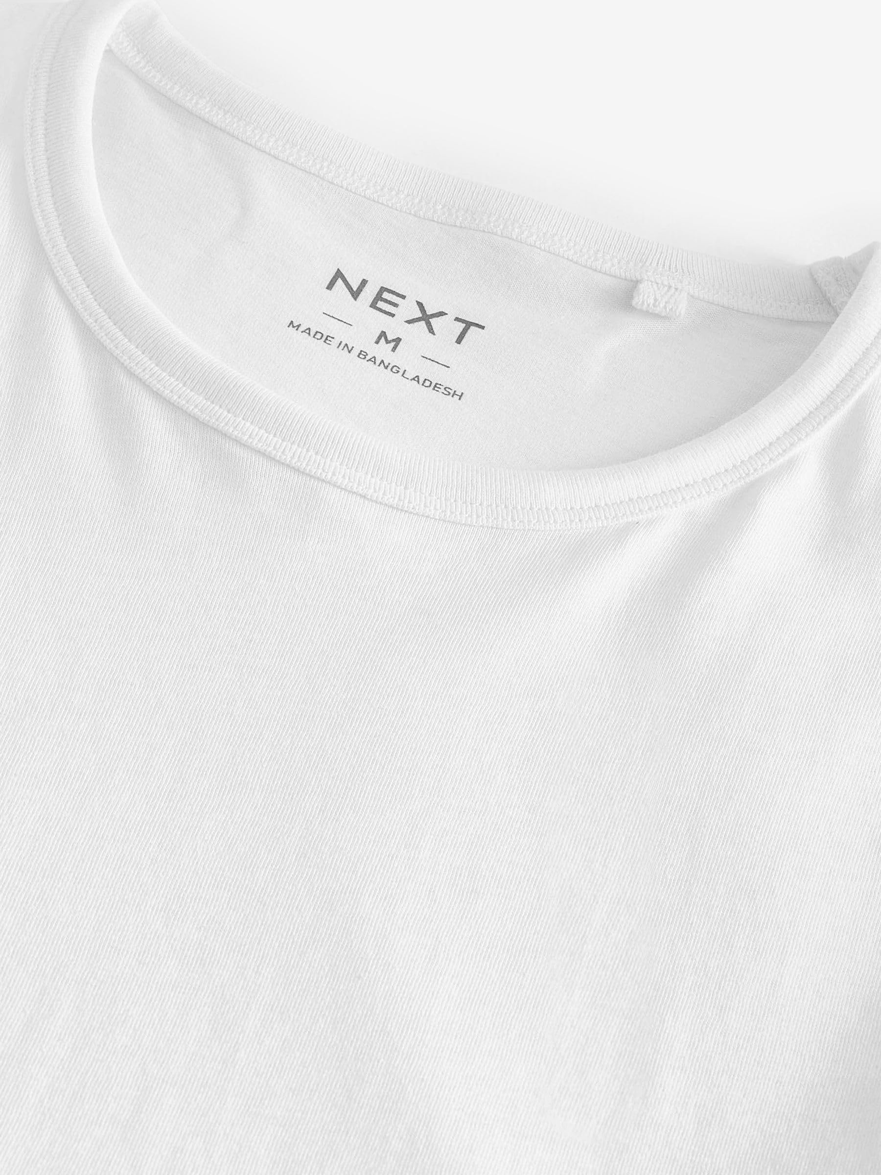 Next Slim T-Shirt Uomo 2 Pezzi XXL 100% Cotone