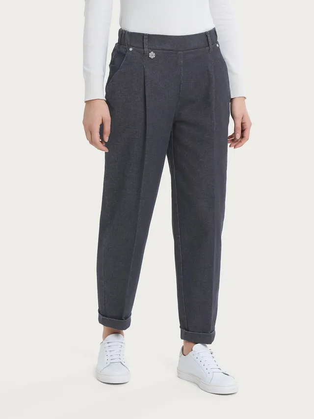 Ragno Super Denim carota jeans Ferro tapered elasticizzato