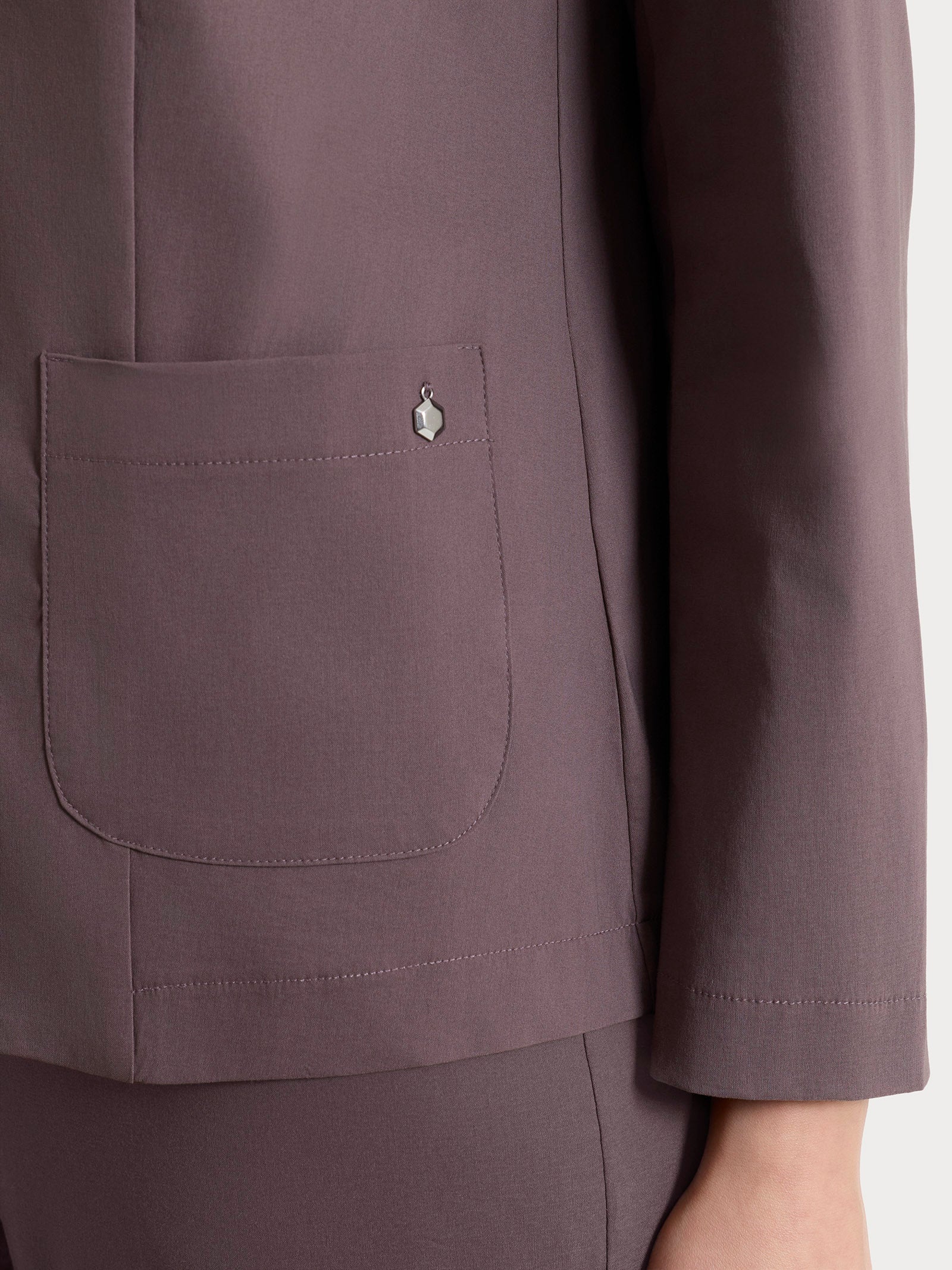 Ragno Super Fresh blazer due bottoni Plum Truffle leggero