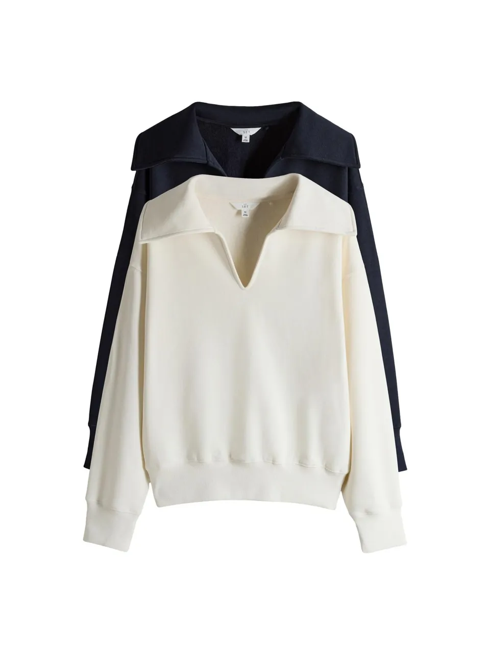 Geo Next The Set felpa collo aperto donna 2 pezzi maniche lunghe