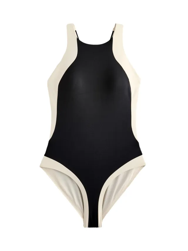 NEXT costume contenitivo 38 nero addome piatto