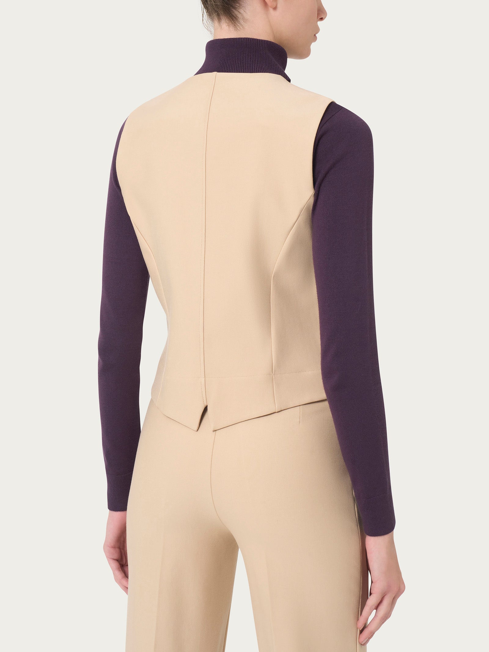 Ragno Compact gilet 4 bottoni Irish Cream regular