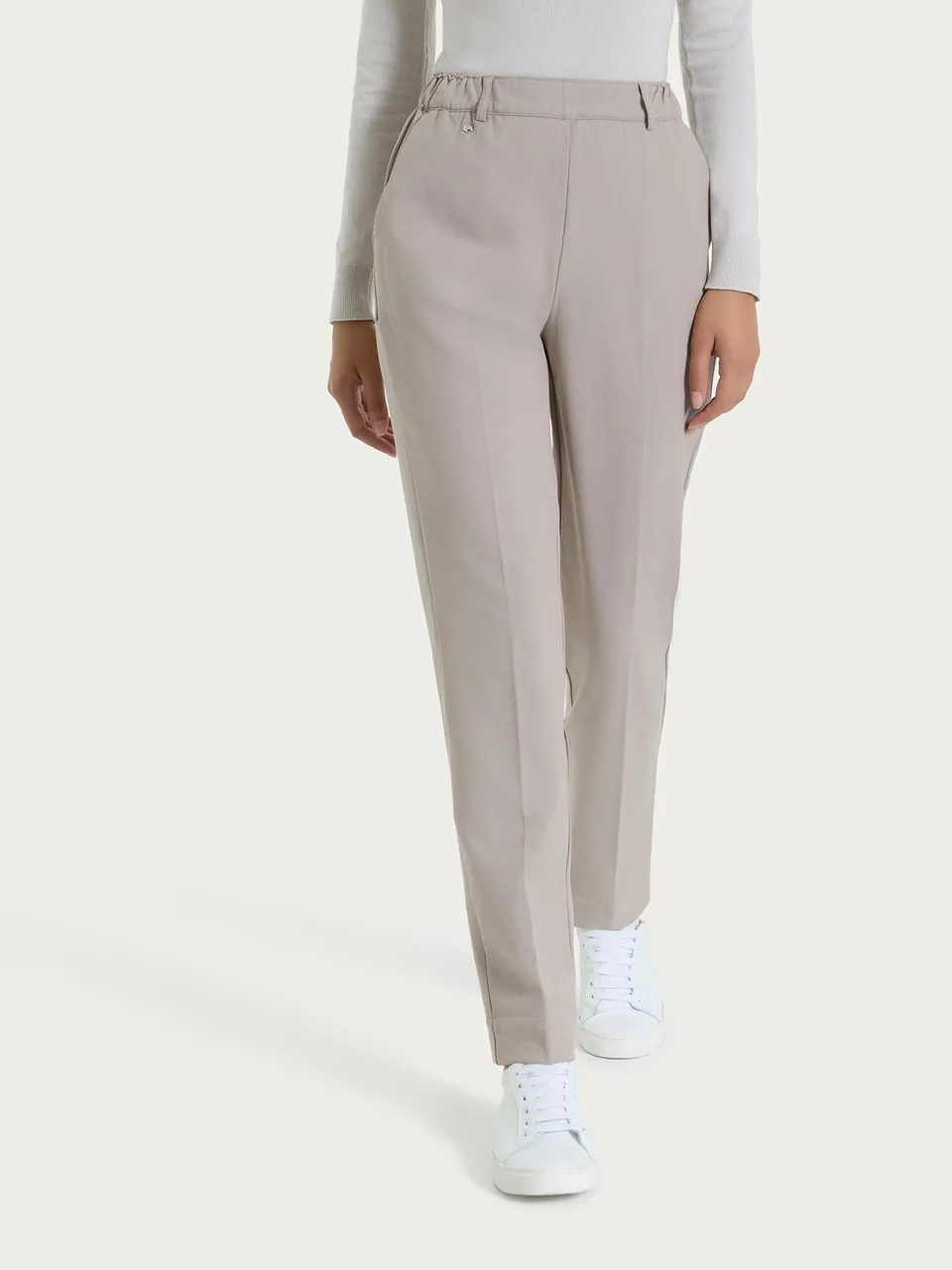 Ragno Compact Pantalone Dritto flanella Nude