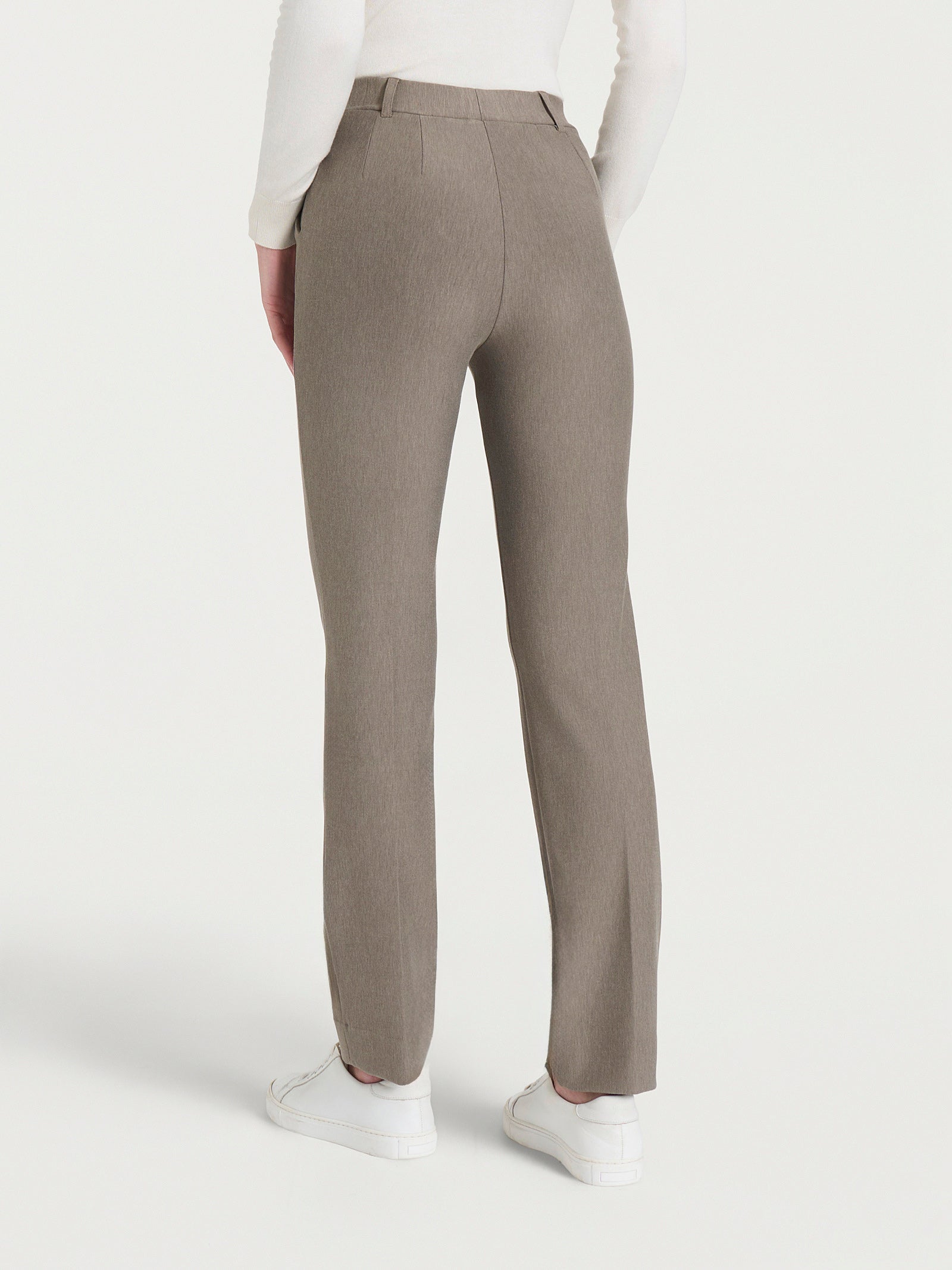 Ragno Compact Pantalone Dritto con Tasche Glace Mel Elasticizzato