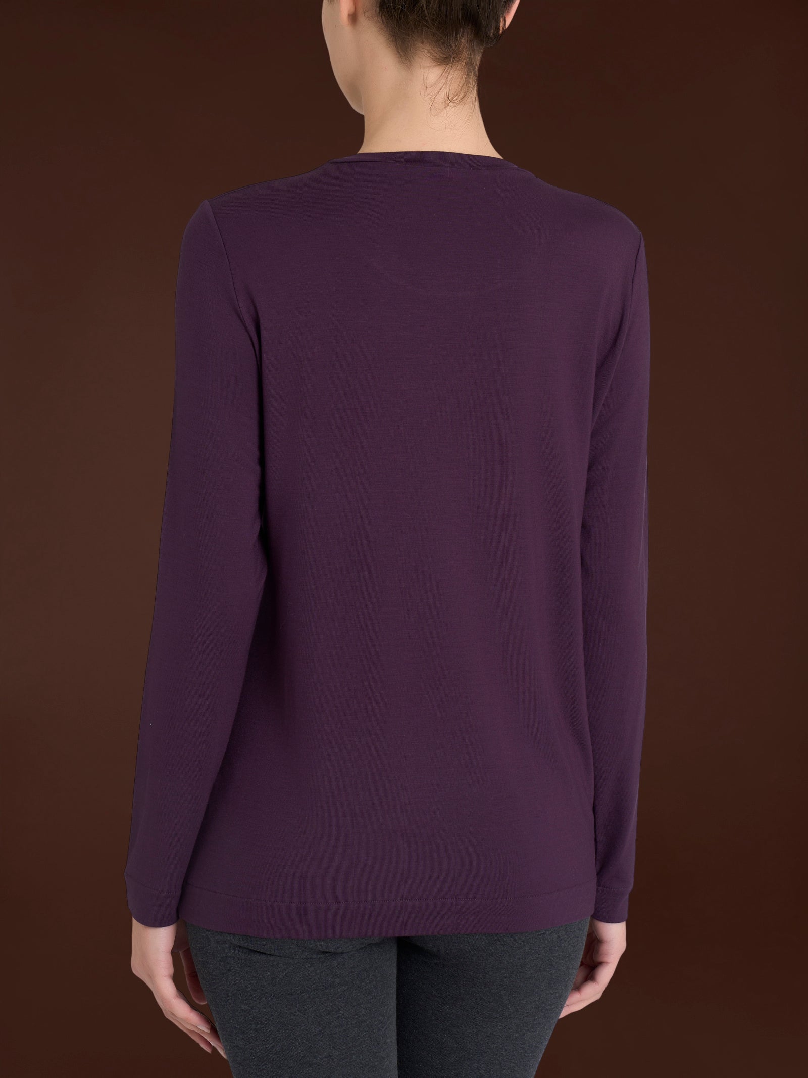 Ragno Eco Viscosa maglietta girocollo Plum Perfect viscosa
