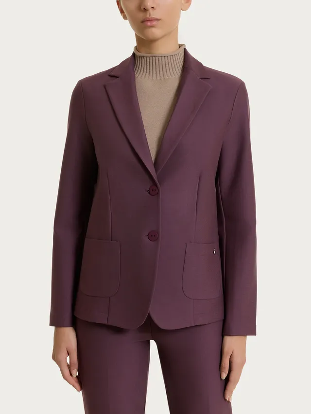 Ragno Compact Blazer 2 Bottoni Huckleberry regular