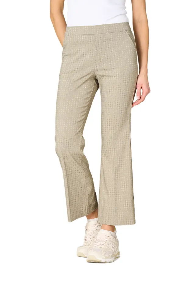 Goldenpoint Kick Flare Micro Pois leggings viscosa svasati