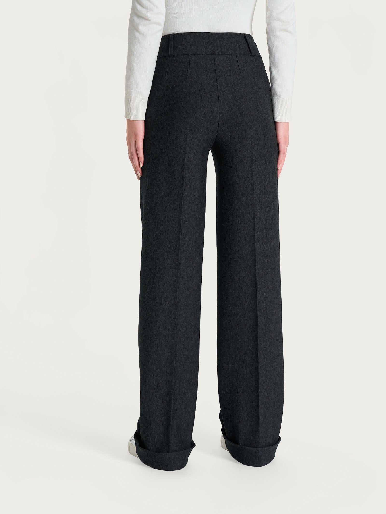 Ragno Compact Pantalone Ampio Oscuro Mel. elasticizzato