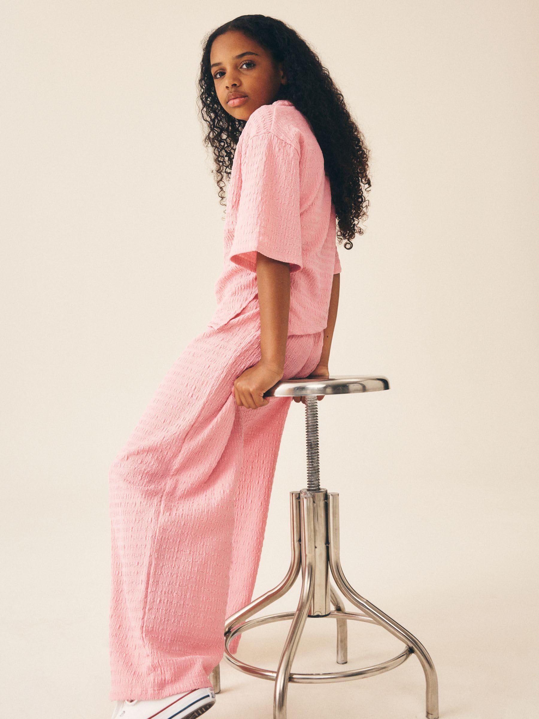 Next completo bambina 140 t-shirt pantaloni larghi