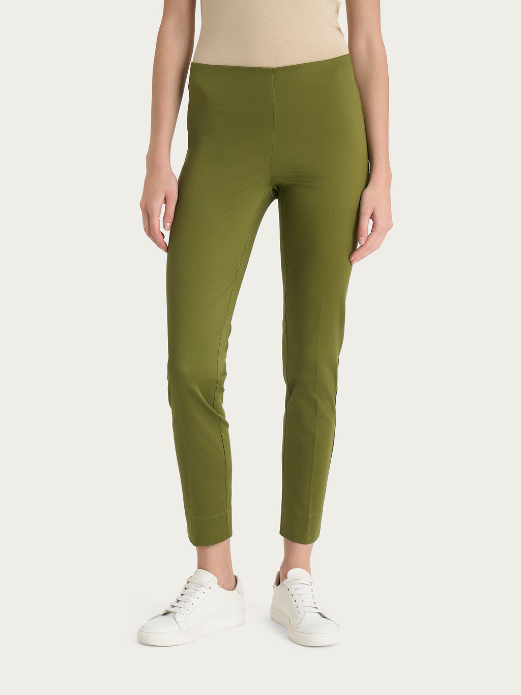 Ragno Satin Power pinocchietto donna Sphagnum skinny spacco