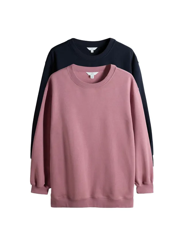 Geo Next The Set 2 Felpe Girocollo Lunghe Donna