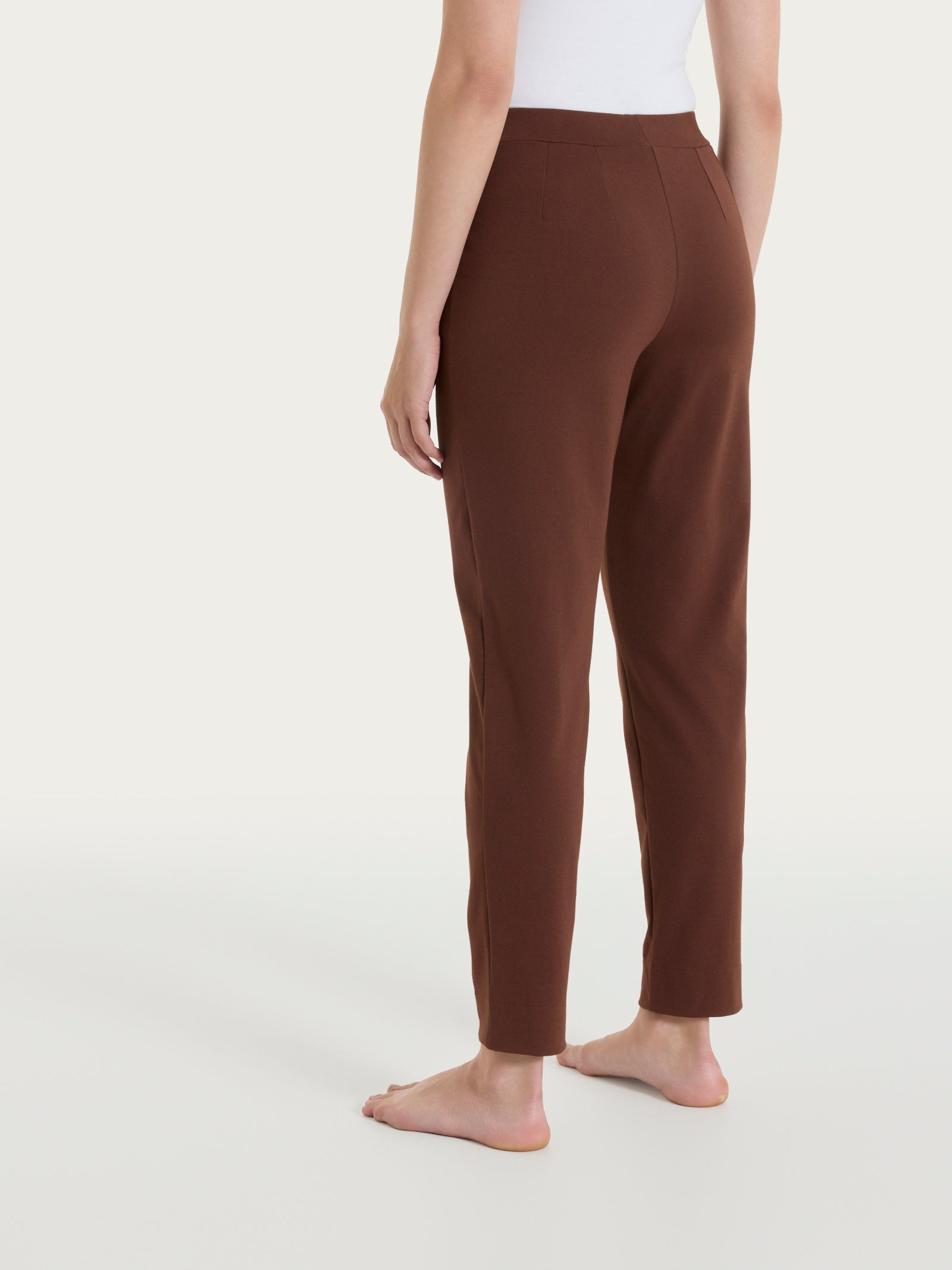 Ragno Jersey Cotone Pantalone Carota Chocolate Fondant con tasche