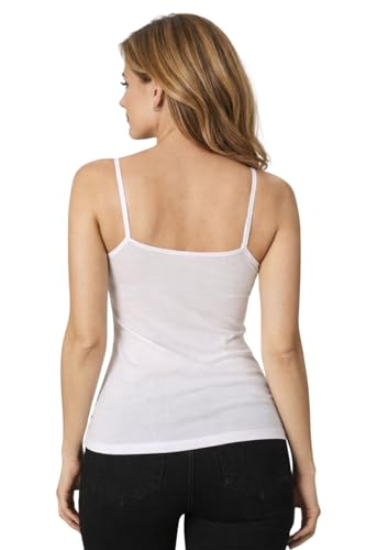Lady C Canotta Spallina Sottile Filo di Scozia Intimo Donna Pizzo