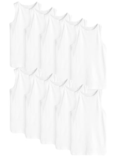 Geo Next Canotte Ragazzo Cotone Biologico 10 Pezzi 110-116