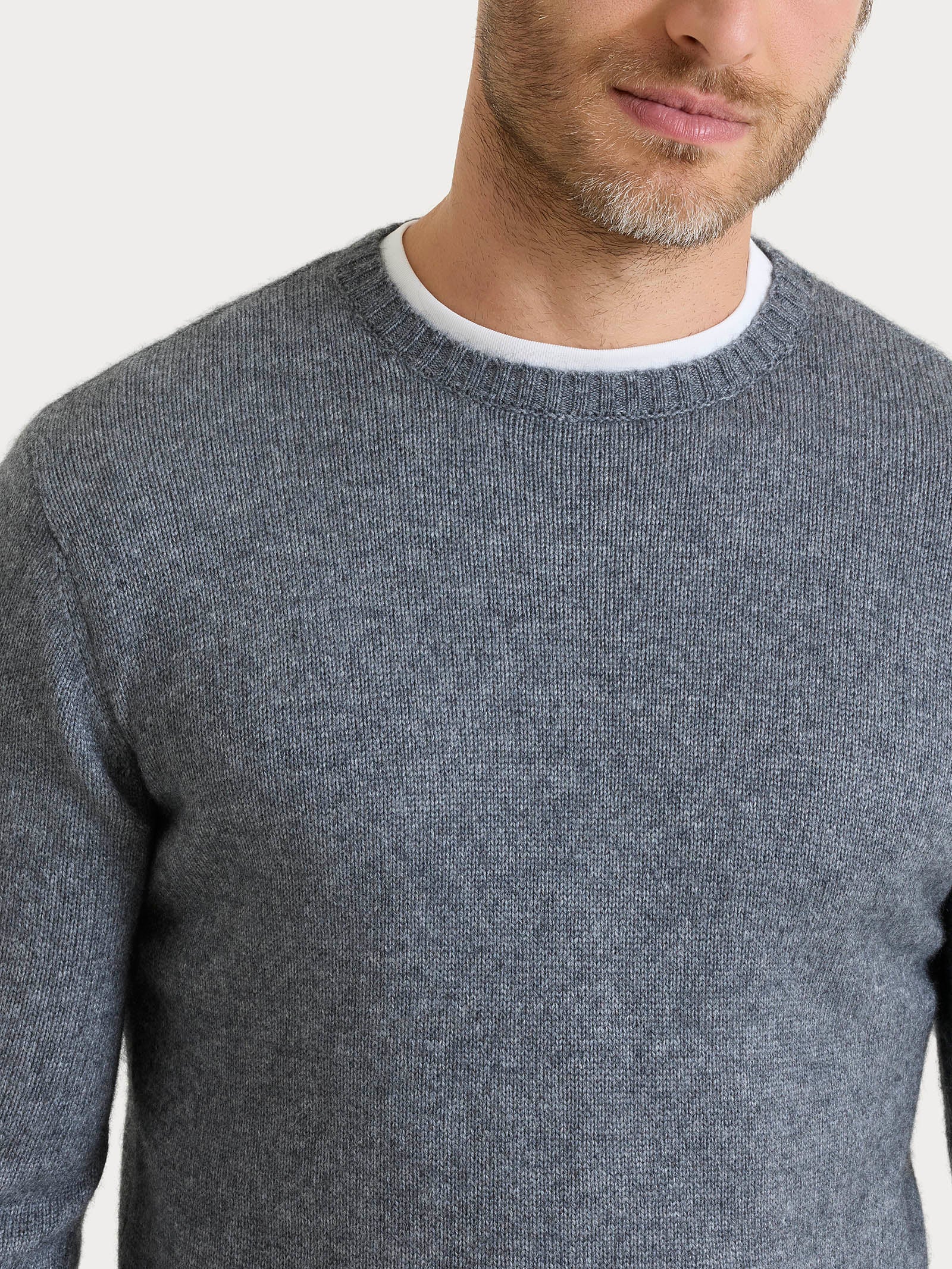 Ragno Natural Soft Pull Girocollo Ferro Mel misto