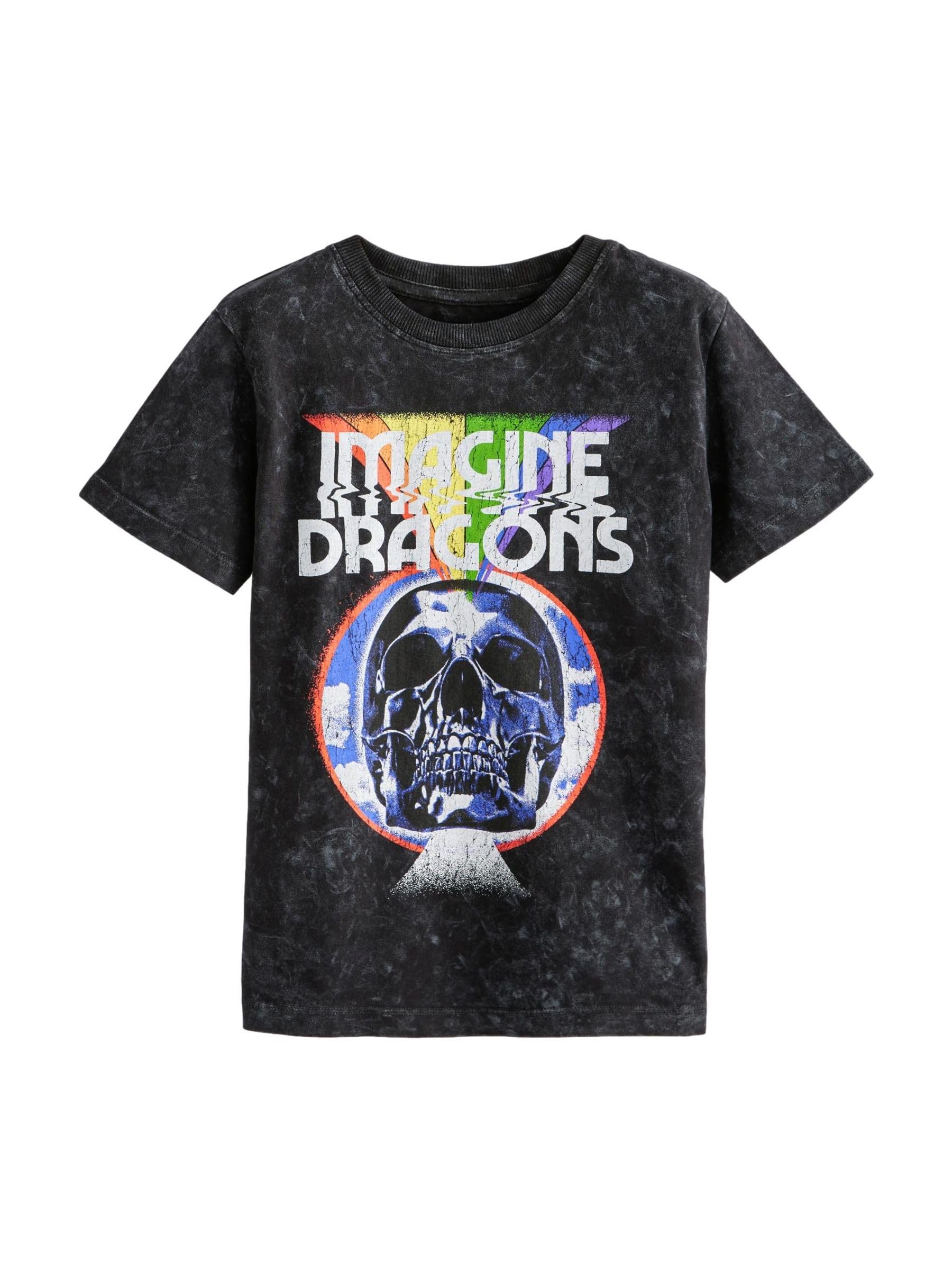 Next Imagine Dragons t-shirt bambino cotone 134