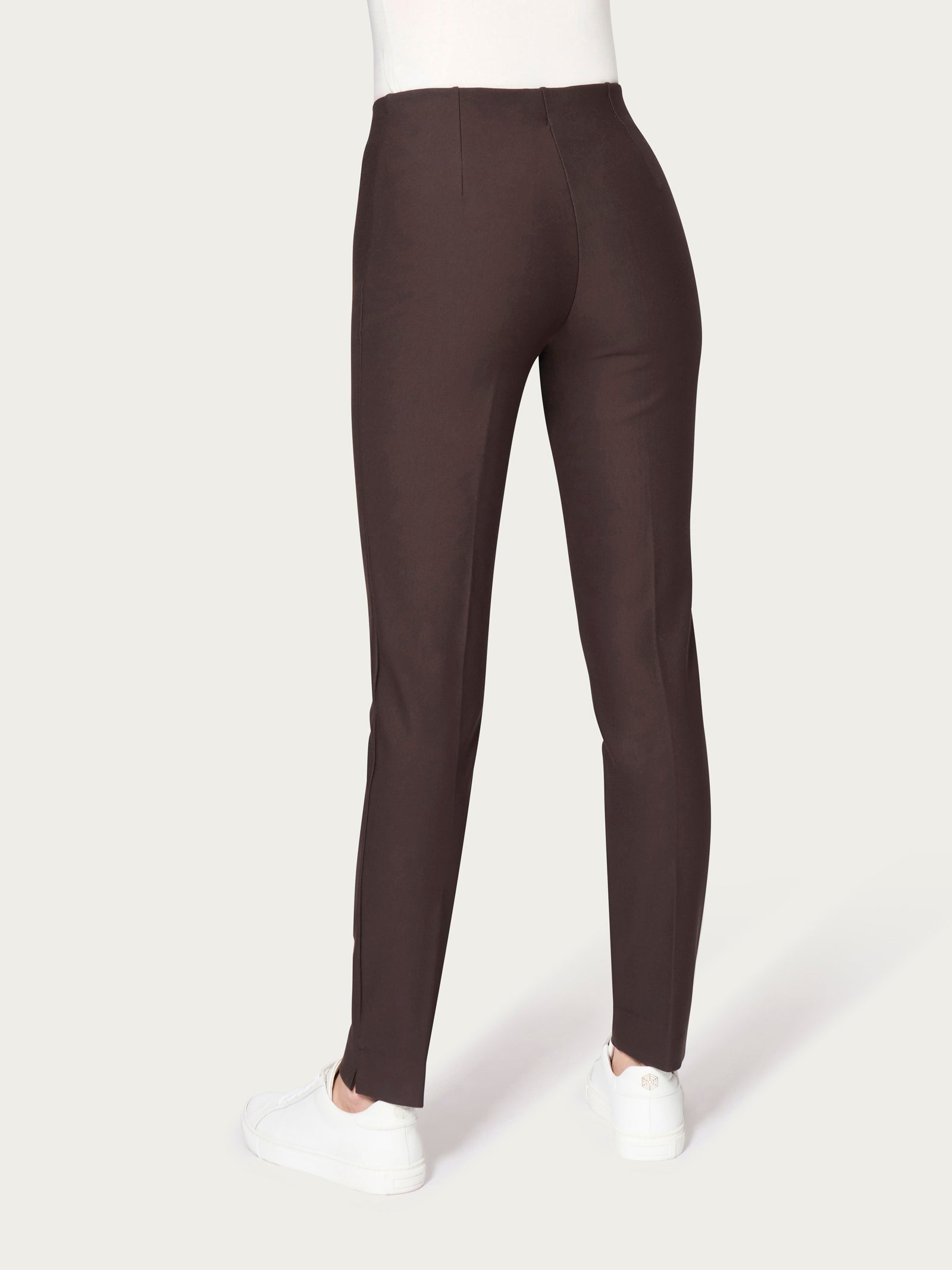 Ragno Pantalone sigaretta Compact skinny marrone Chocolate