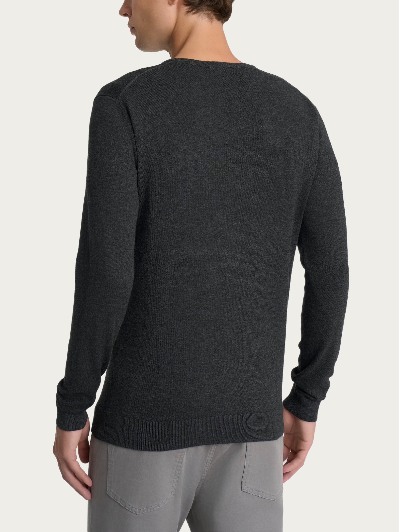 Ragno Four Seasons maglia uomo antracite scollo a V