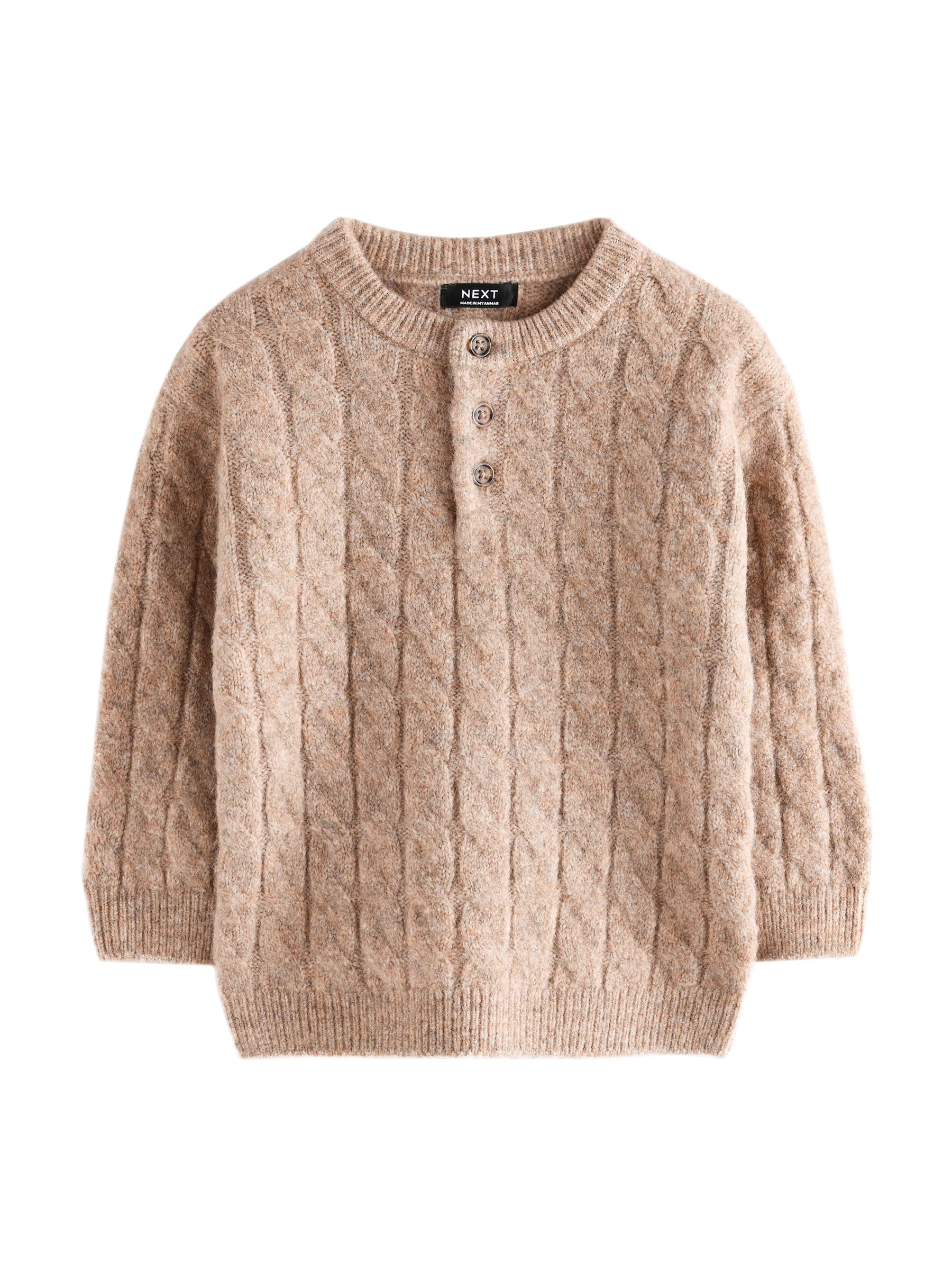 Next maglia serafino bambino 80-86 manica lunga morbida