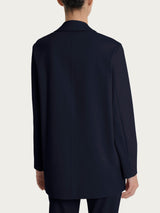 Ragno Compact Light blazer donna blu tessuto leggero