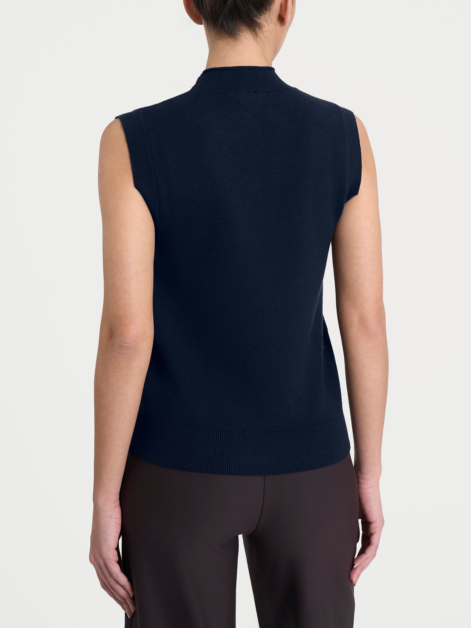 Ragno Super Soft Maglia Smanicata Lupetto Bleu