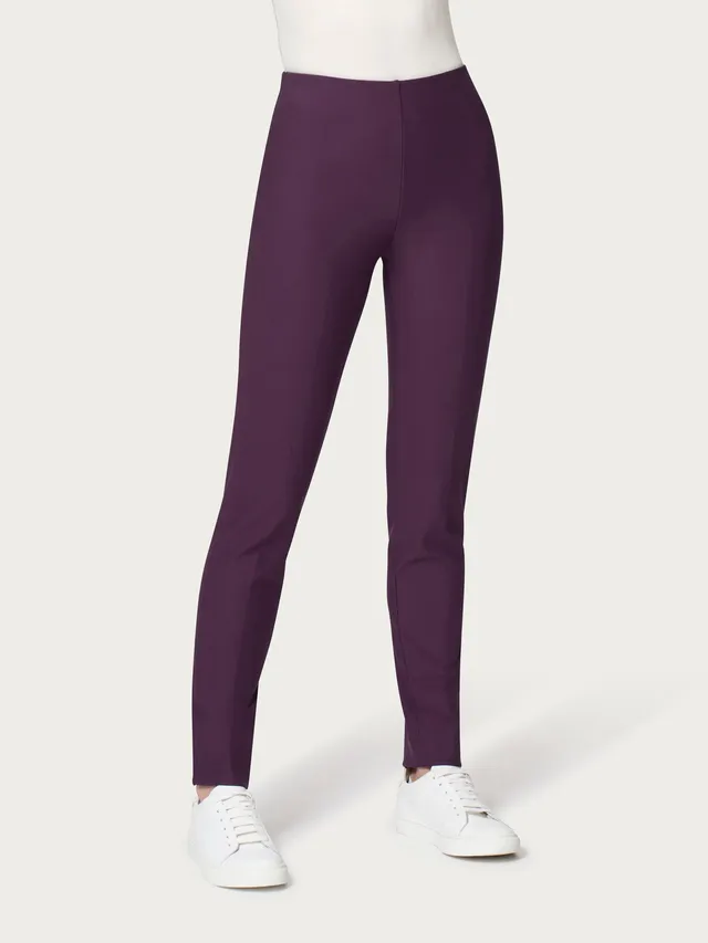 Ragno Compact Pantalone Sigaretta Plum Perfect Skinny