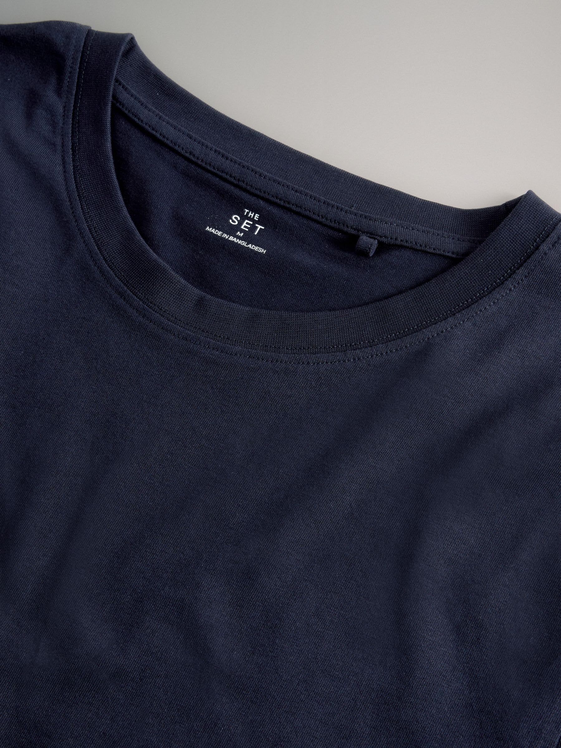 Geo Next The Set T-Shirt Uomo Manica Corta 8 Pezzi Cotone
