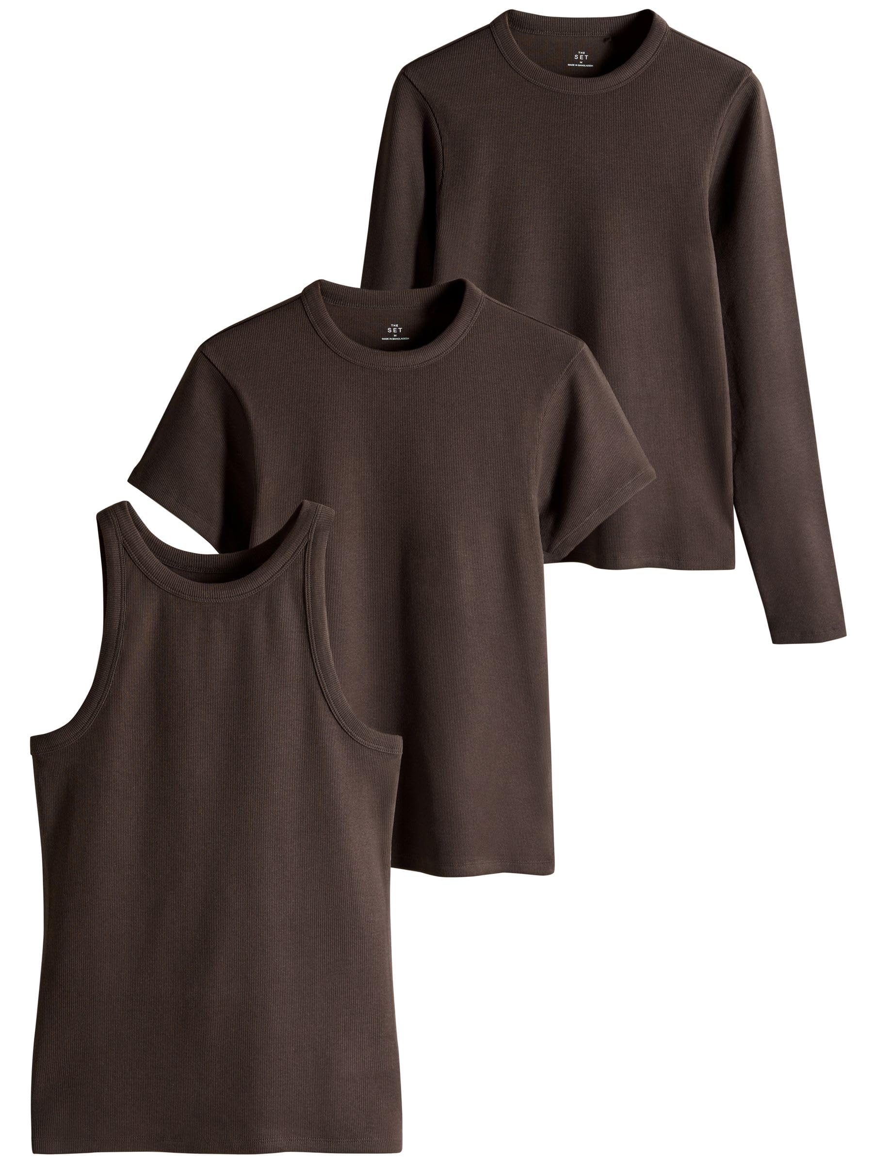 Geo Next The Set magliette a coste donna confezione da 3 basic