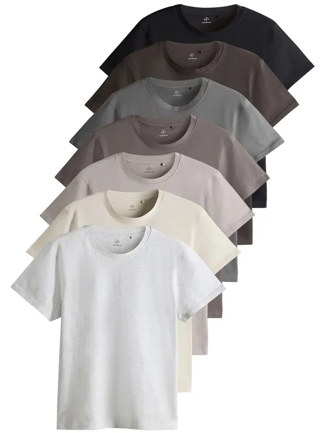 Geo Next THE SET T-Shirt Regular Manica Corta Uomo 7 Pezzi regular