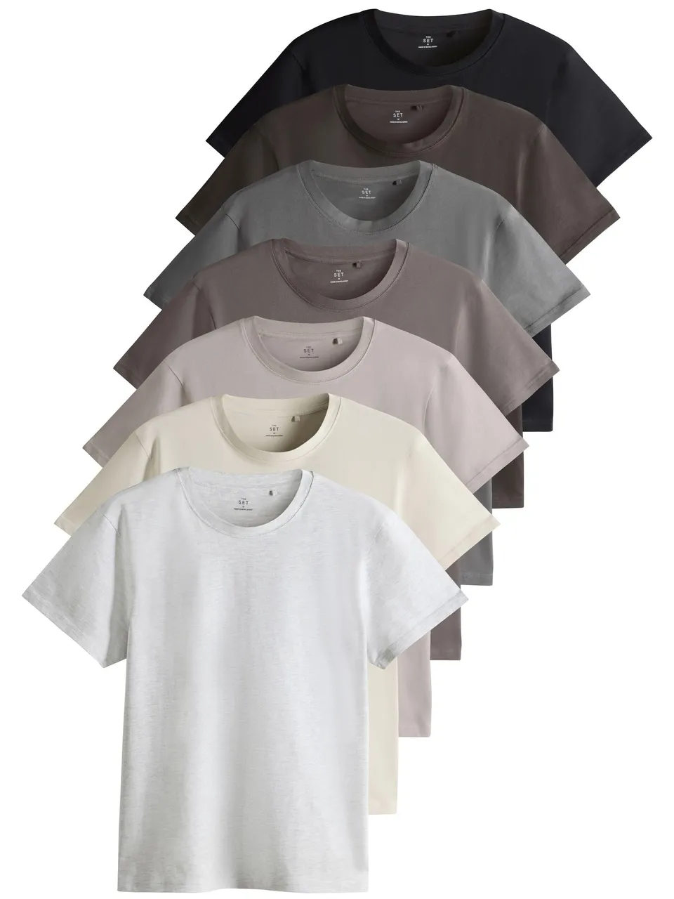 Geo Next THE SET T-Shirt Regular Manica Corta Uomo 7 Pezzi regular
