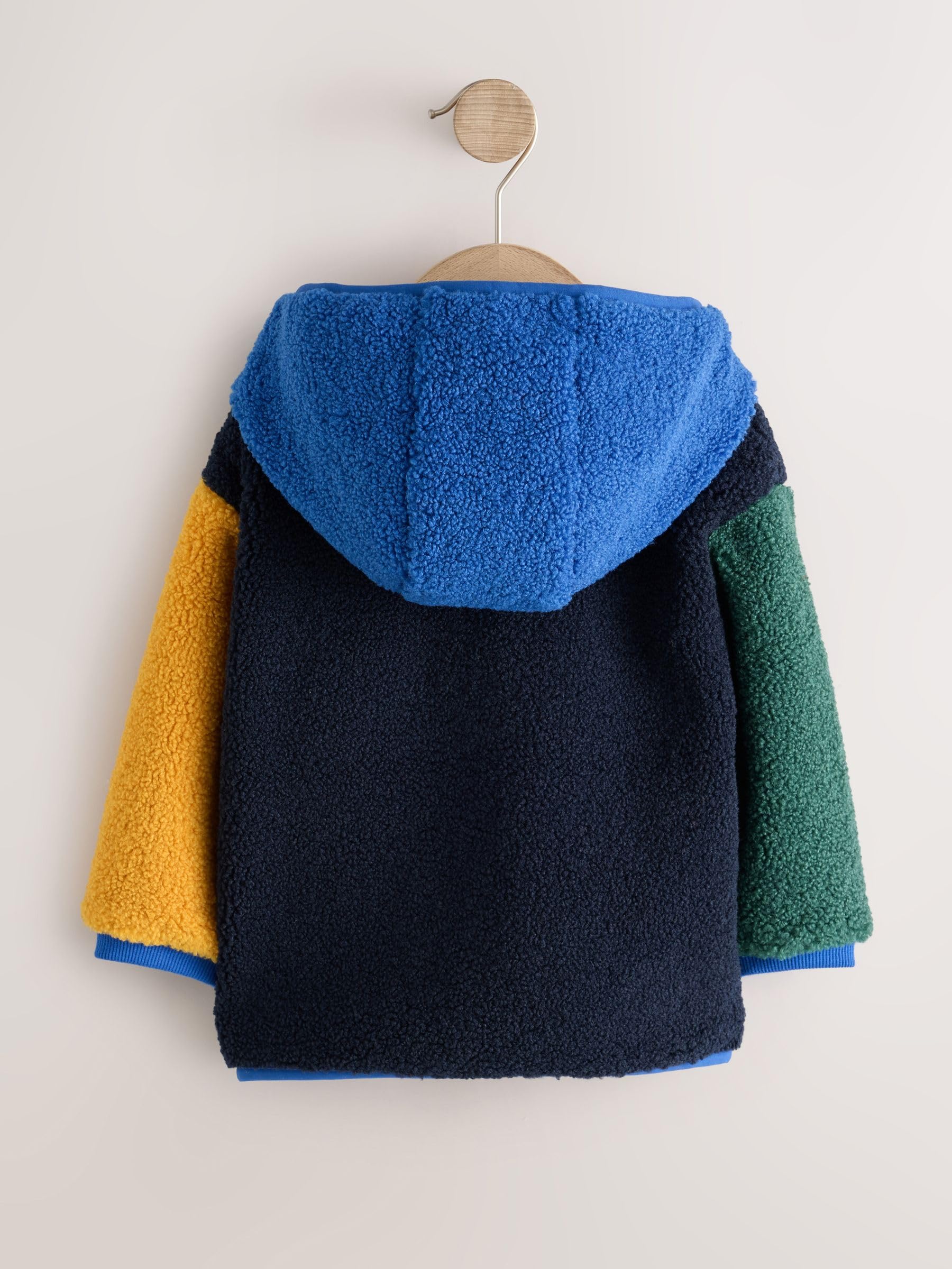 Next felpa pile cappuccio bambino 98-104 vestibilità comoda