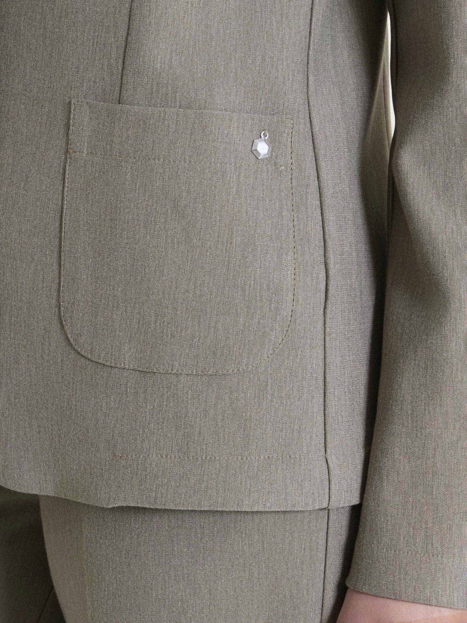 Ragno Compact blazer due bottoni glace melange ingualcibile