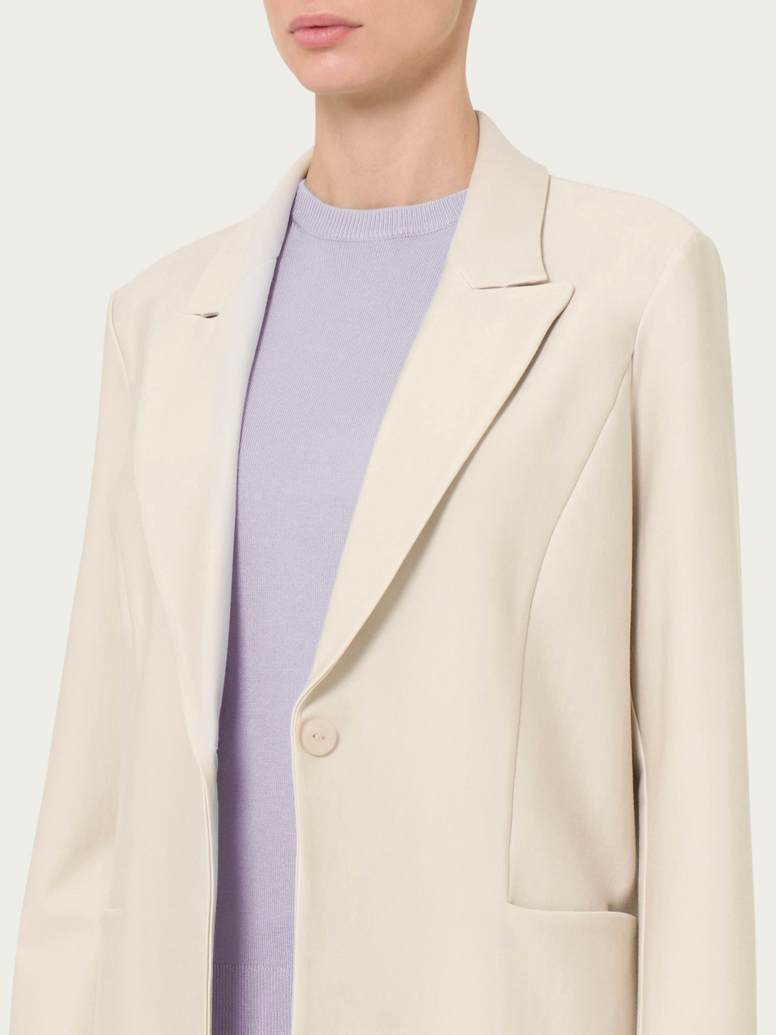 Ragno Gem blazer over rever lancia Champignon