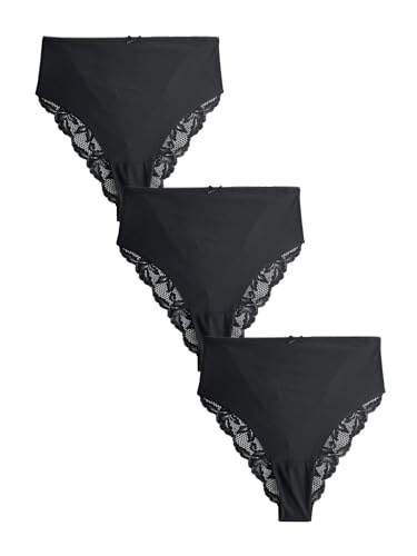 Next slip a vita alta donna in pizzo taglia 48 confezione 3 pz sgambati