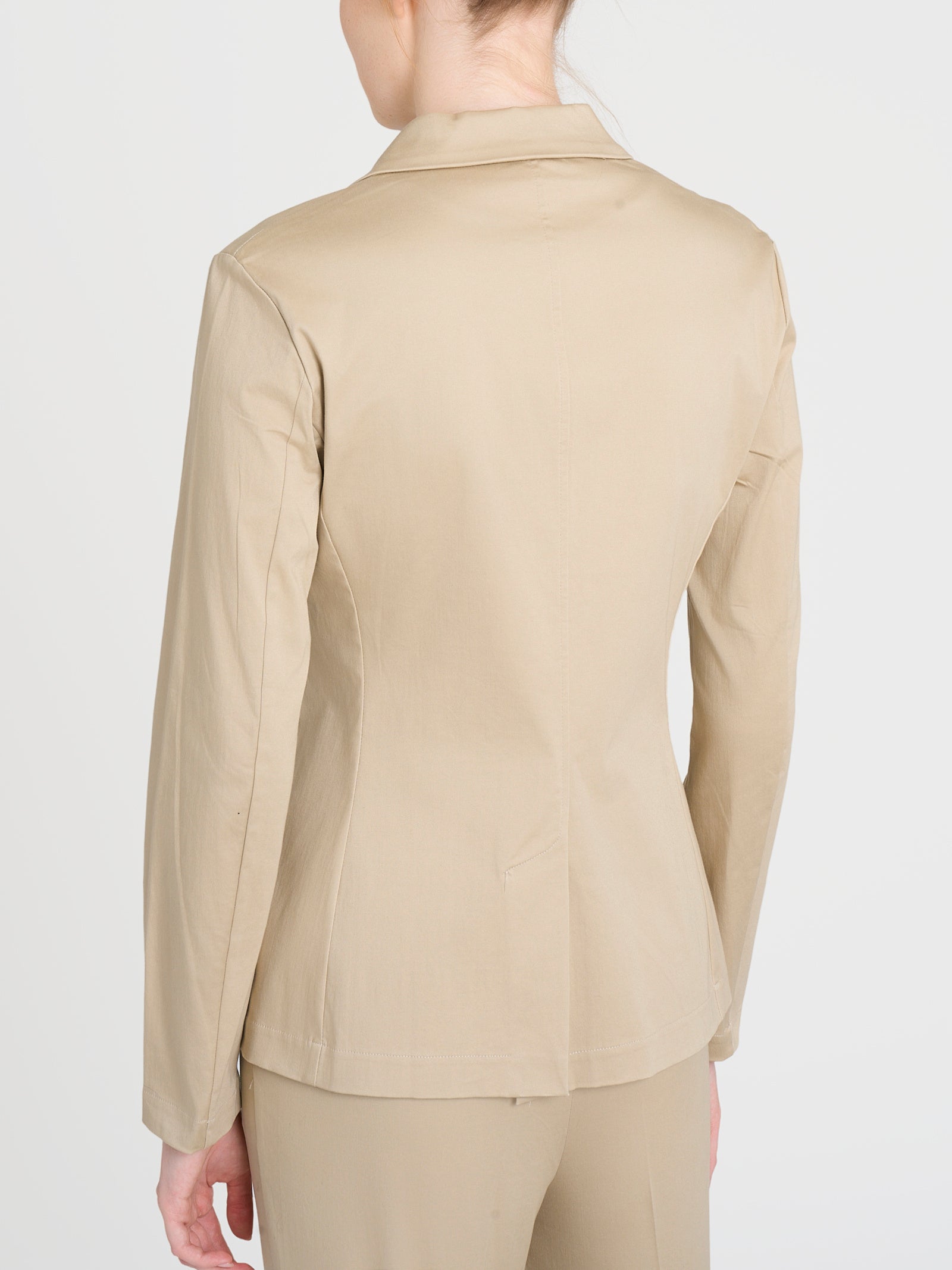 Ragno Satin Power due bottoni blazer irish cream cotone