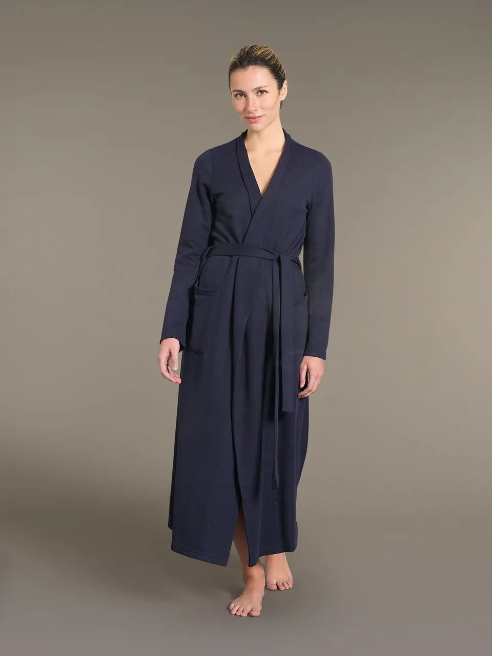 Ragno Vestaglia Lunga cotone lurex Tenebre