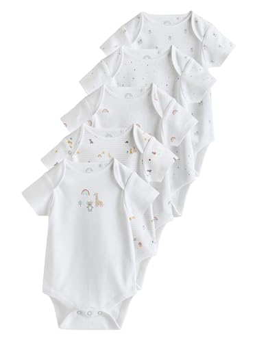 Geo Next Body Maniche Corte Neonato 5 Pezzi Cotone