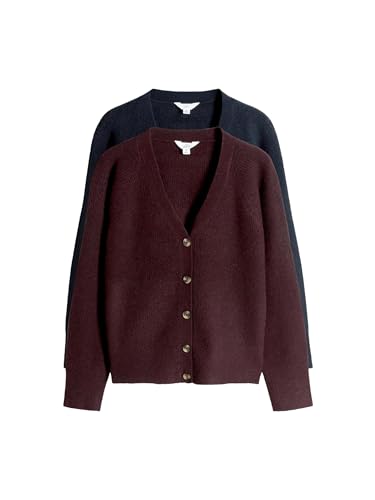 Geo Next The Set Cardigan Maglia Spessa a Coste donna x2 lana